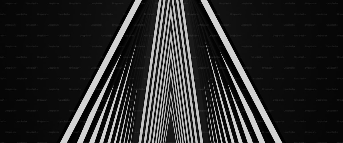 Abstract bridge connecting two structures in dark space